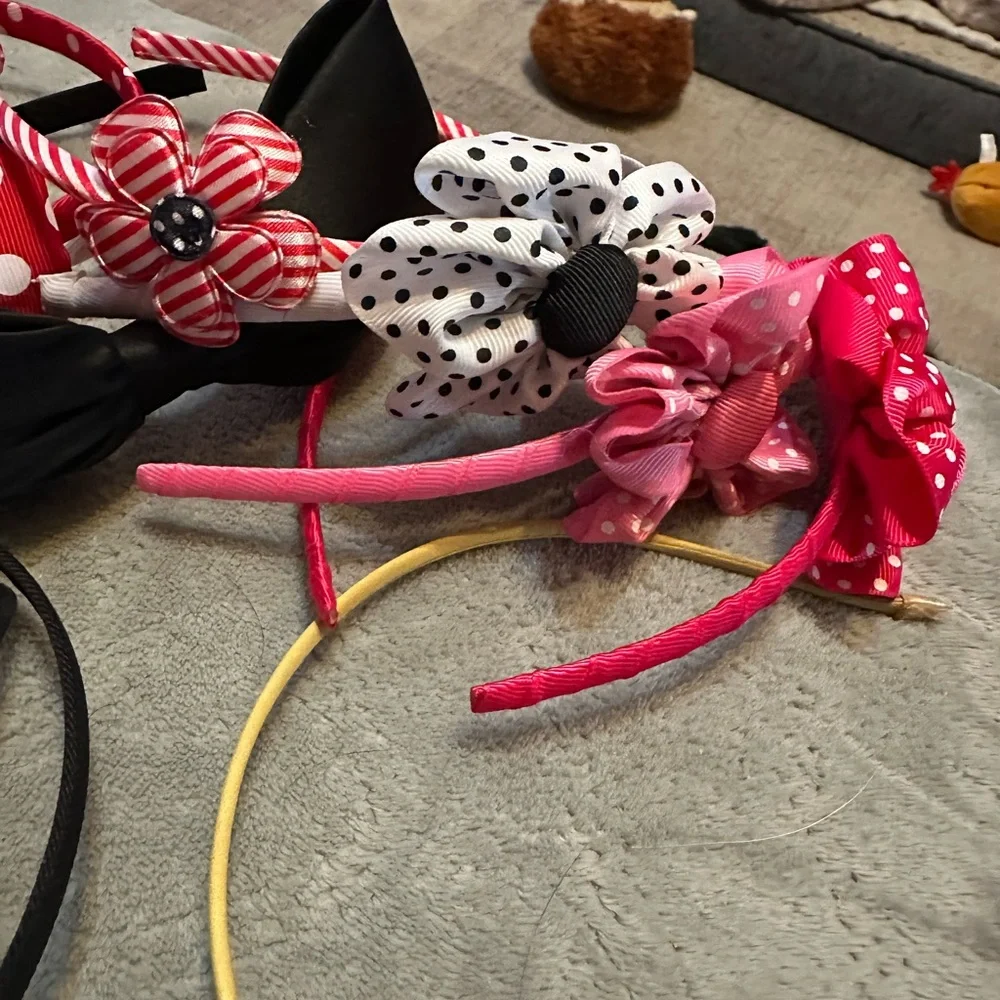 Charming Kids Headband Collection - Pink,‎ Red, Black, White